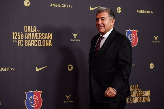 Archivo - Joan Laporta, presidente del FC Barcelona