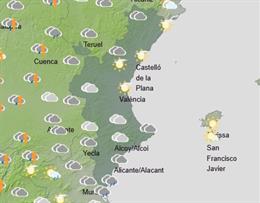 Predicción del tiempo para este Día de Reyes en la Comunitat Valenciana