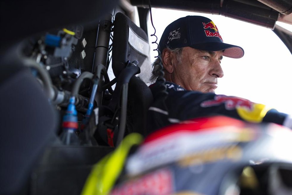 El piloto español Carlos Sainz (Ford), en el Rally Dakar 2025.