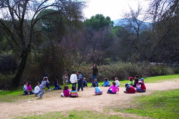 Archivo - Actividades infantiles en la Sierra de Andújar