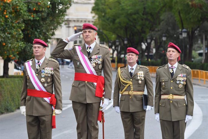 La plaza de Tetuán de València y la antigua Capitanía General acoge este lunes el acto de celebración de la Pascua Militar 2025