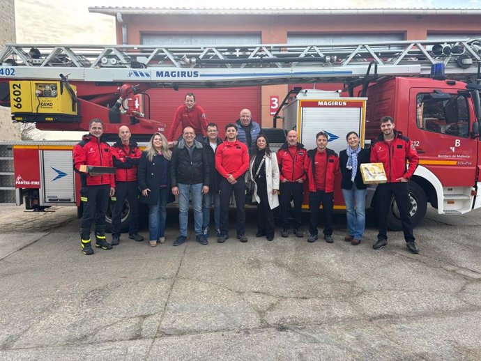 Visita a los bomberos.