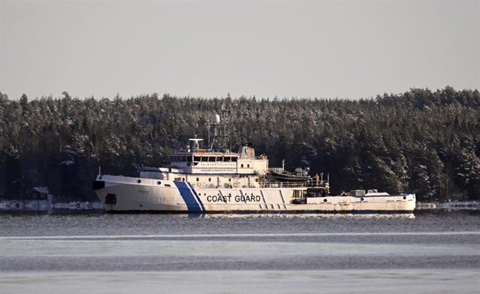 Un barco de la Guardia Costera de Finlandia