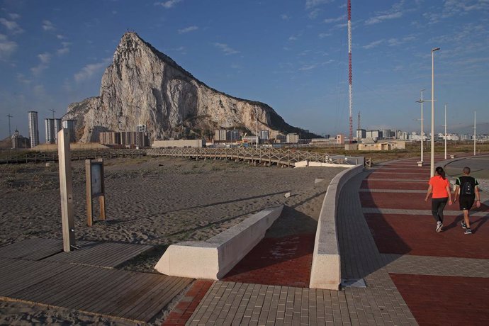 Archivo - Detalle del Peñón de Gibraltar, a 8 de mayo de 2023 en Gibraltar.