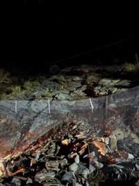 Un desprendimiento obliga a cortar un carril en la carretera LR-113, a la altura del punto kilométrico 34,900