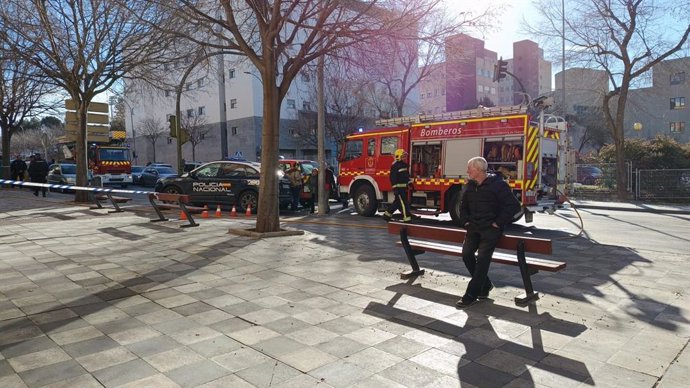 Incendio en una churrería de Cuenca