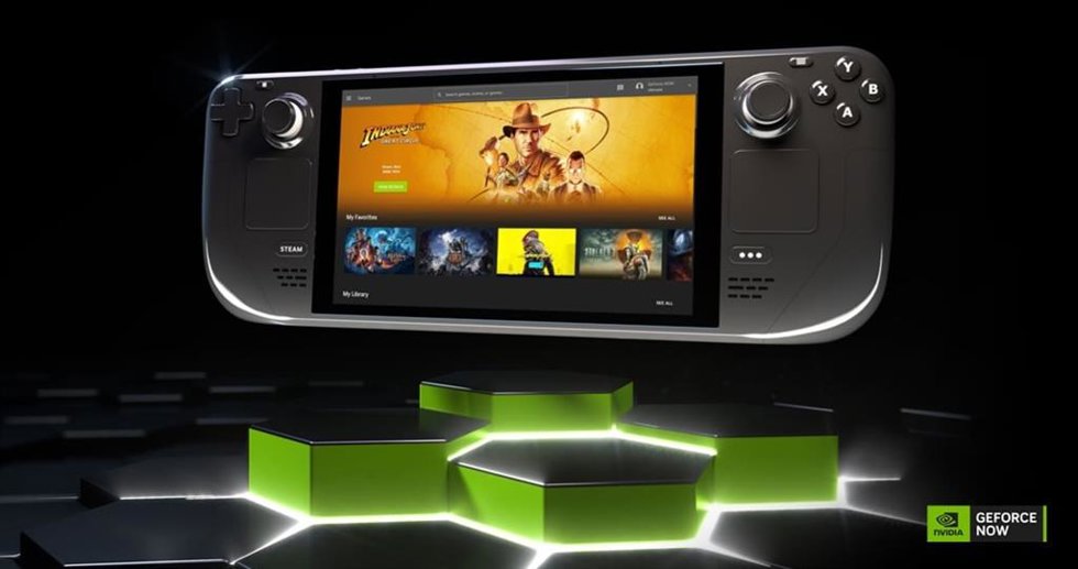 GeForce NOW en la consola portátil Steam Deck
