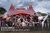 Gure Zirkua abrirá la temporada de txotx 2025 en la sidrería Alorrenea de Astigarraga el próximo 15 de enero