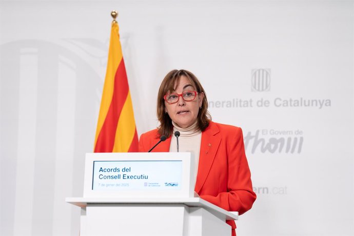 La portaveu del Govern i consellera de Territori, Habitatge i Transició Ecològica, Sílvia Paneque