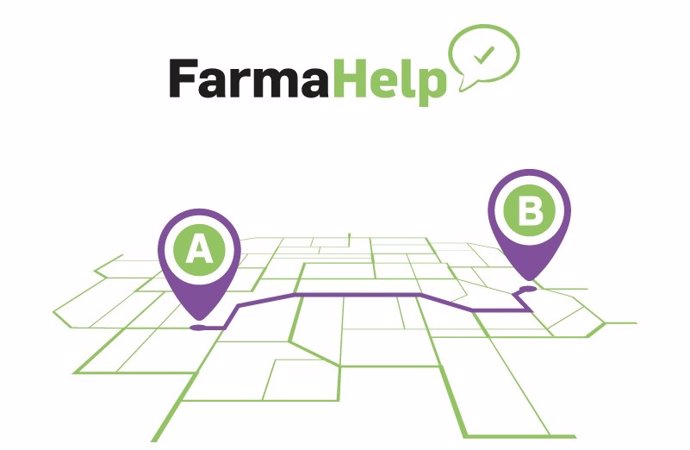 Imagen FarmaHelp, plataforma que facilita al farmacéutico la localización de medicamentos en otras farmacias cercanas.