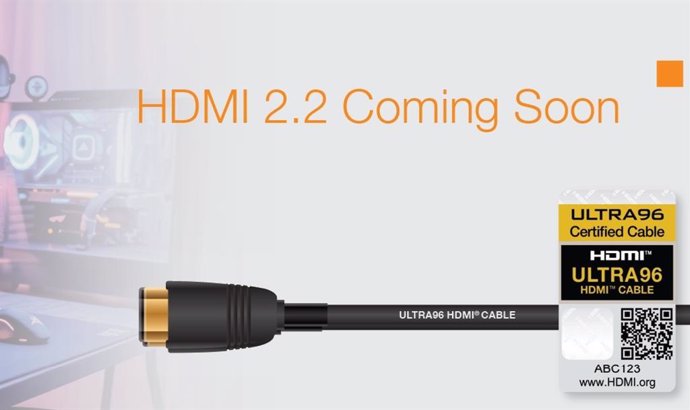 Cable con certificación HDMI 2.2