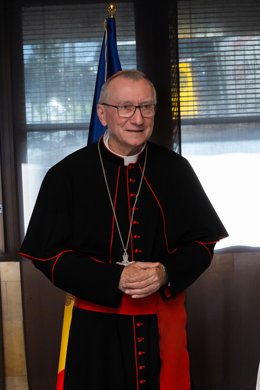Archivo - El secretario de Estado del Vaticano, Pietro Parolin, 