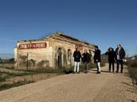 La DPH financia la reconversión de la antigua estación de Castejón del Puente en área de servicio de un camino natural