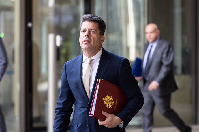 Archivo - El primer ministro de Gibraltar, Fabian Picardo, a su salida de una reunión sobre Gibraltar, en la sede de la Comisión Europea a 12 de abril de 2024, en Bruselas (Bélgica). Albares se ha reunido con Cameron y efcovic, máximo responsable europeo