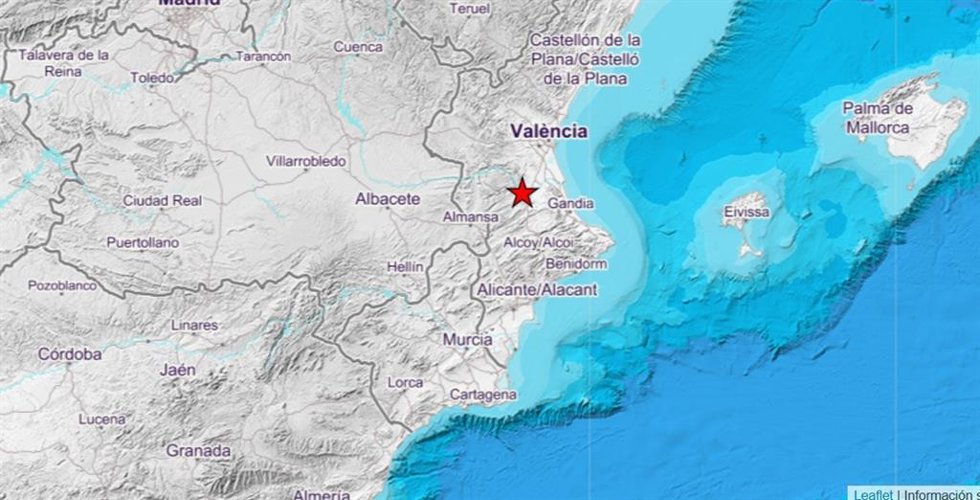 Terremoto registrado en Sumacrcer