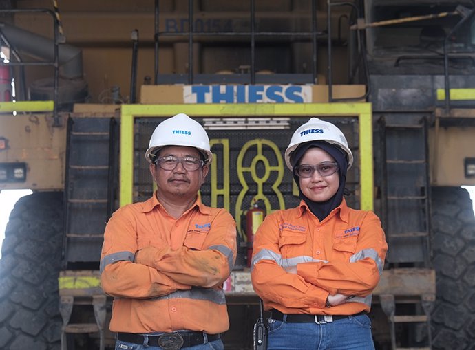 Trabajadores de Thiess