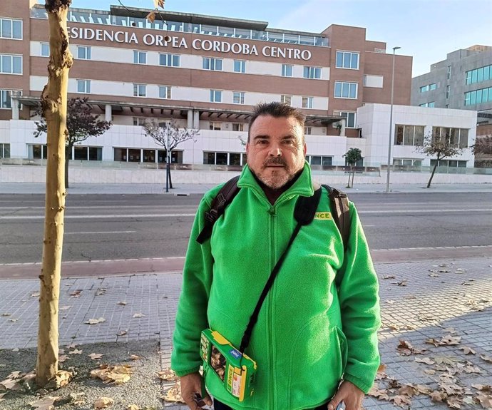 José Cabello, vendedor de la ONCE en Córdoba.