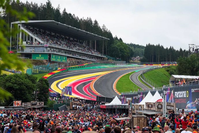 Archivo - La Fan Zone en el GP de Bélgica 2024.