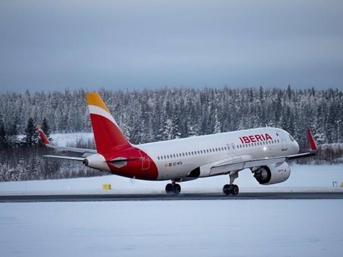 Avión de Iberia.