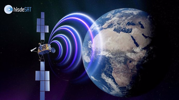 Archivo - Recreación del satélite SpainSat NG I de Hisdesat.