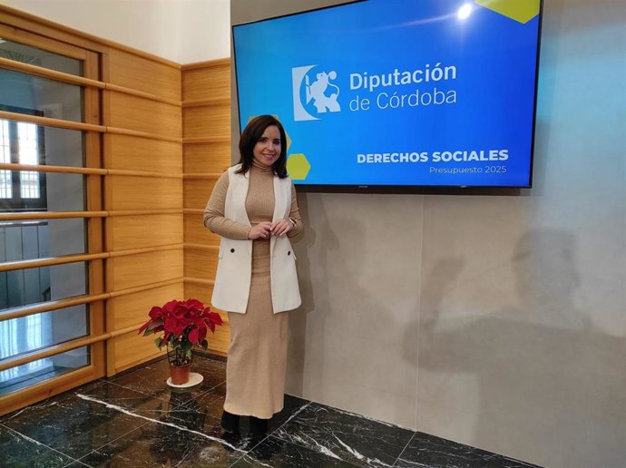 La delegada del Derechos Sociales en la Diputación de Córdoba, Irene Aguilera.