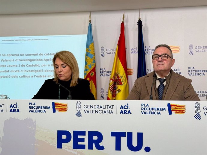 El vicepresident segon del Consell i conseller per a la Reconstrucció de la Comunitat Valenciana, Francisco José Gan Pampols, en roda de premsa després del ple del Consell