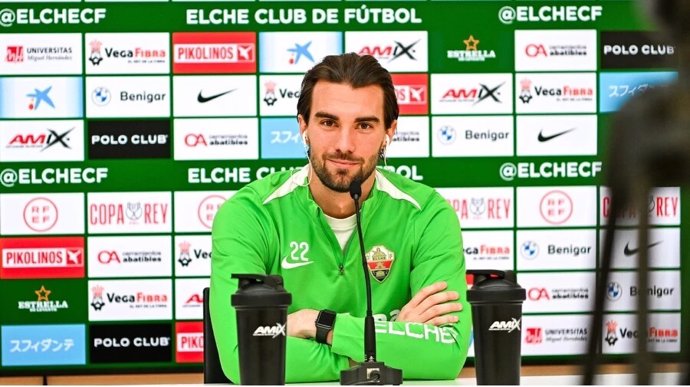 El portero del Elche CF Miguel San Román reconoce que la eliminatoria contra el Atlético de Madrid de la Copa del Rey será emotiva para él.