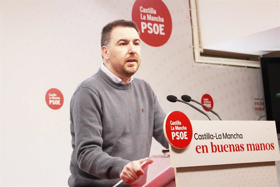 El portavoz de Empleo y Agricultura del Grupo Socialista en las Cortes de Castilla-La Mancha, Antonio Sánchez