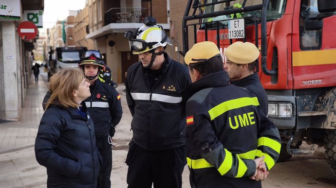 Bernabé en la seua visita a Catarroja