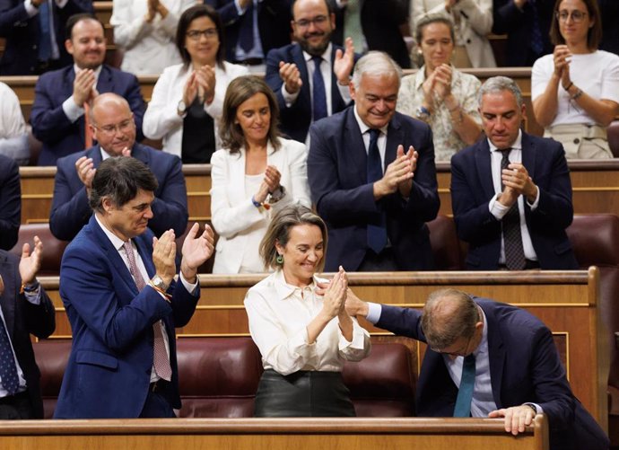 Archivo - Bancada del PP en el Congreso 