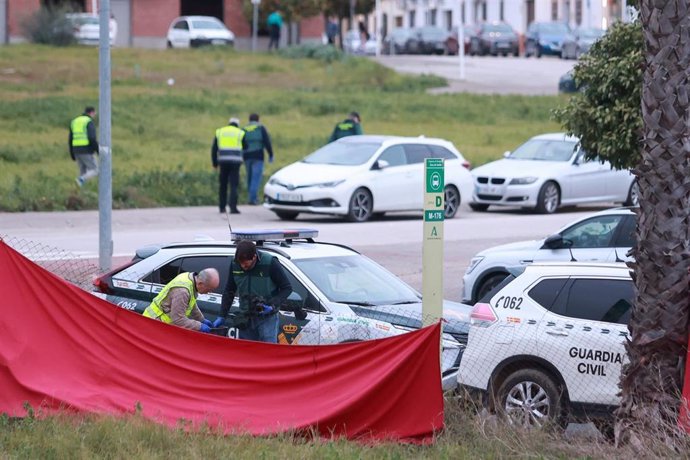 Imagen de la escena del crimen en Gerena