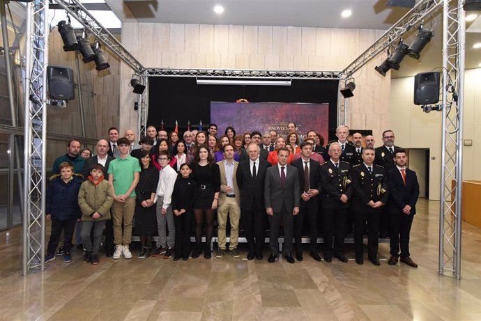 Foto de familia del Día de la Ciudad de Albacete.