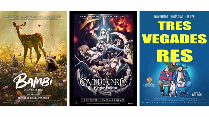 Carteles de las tres películas