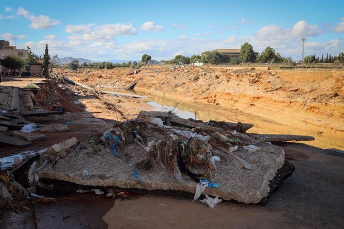 Obres de reconstrucció a Torrent