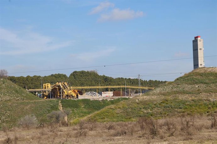 Archivo - Vista de la incineradora de Valdemingómez, a 21 de enero de 2024, en Madrid (España).