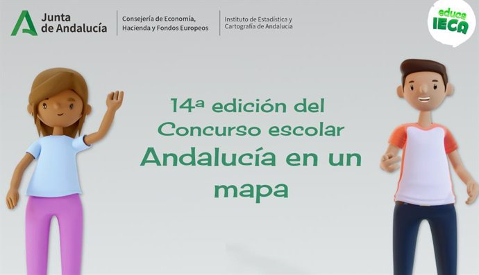 La Junta de Andalucía convoca la XIV edición del concurso escolar 'Andalucía en un mapa'.