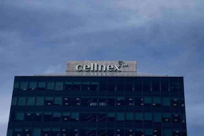 Archivo - Fachada de la sede de Cellnex Telecom en Barcelona, Catalunya (España).