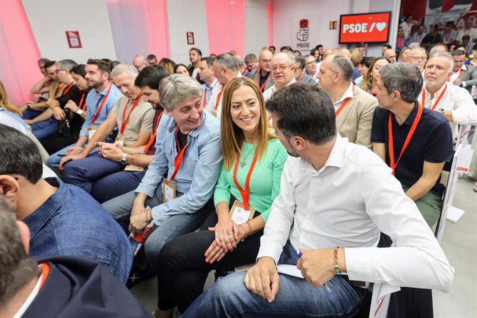 Imagen de archivo de Martínez y Tudanca en un acto del PSOE