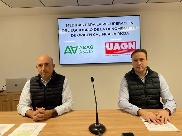 ARAG-ASAJA y UAGN presentan un acuerdo con 25 medidas para la recuperación de la rentabilidad de viticultores de Rioja