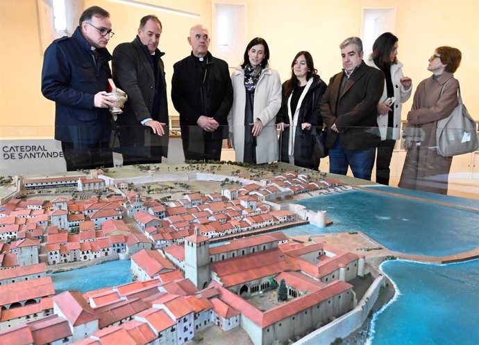 El Bastión de la Catedral acoge la maqueta de Santander en el siglo XVIII