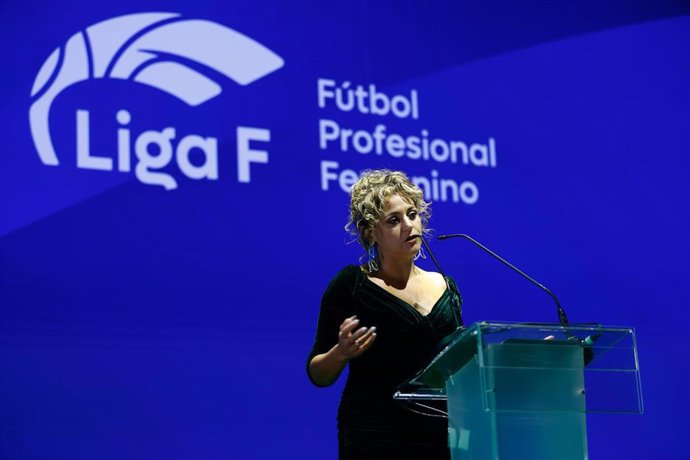 Archivo - Beatriz Alvarez attends during the.Gala Liga F celebrated at Eslava Theater on October 16, 2023, in Madrid, Spain.