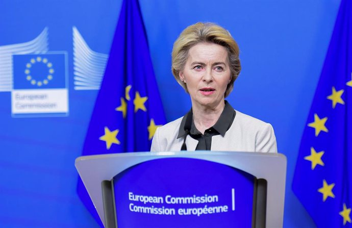 Archivo - La presidenta de la Comisión Europea, Ursula von der Leyen