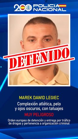 Se entrega uno de los fugitivos de la lista "Los 10 más buscados", reclamado en Polonia por tráfico de drogas