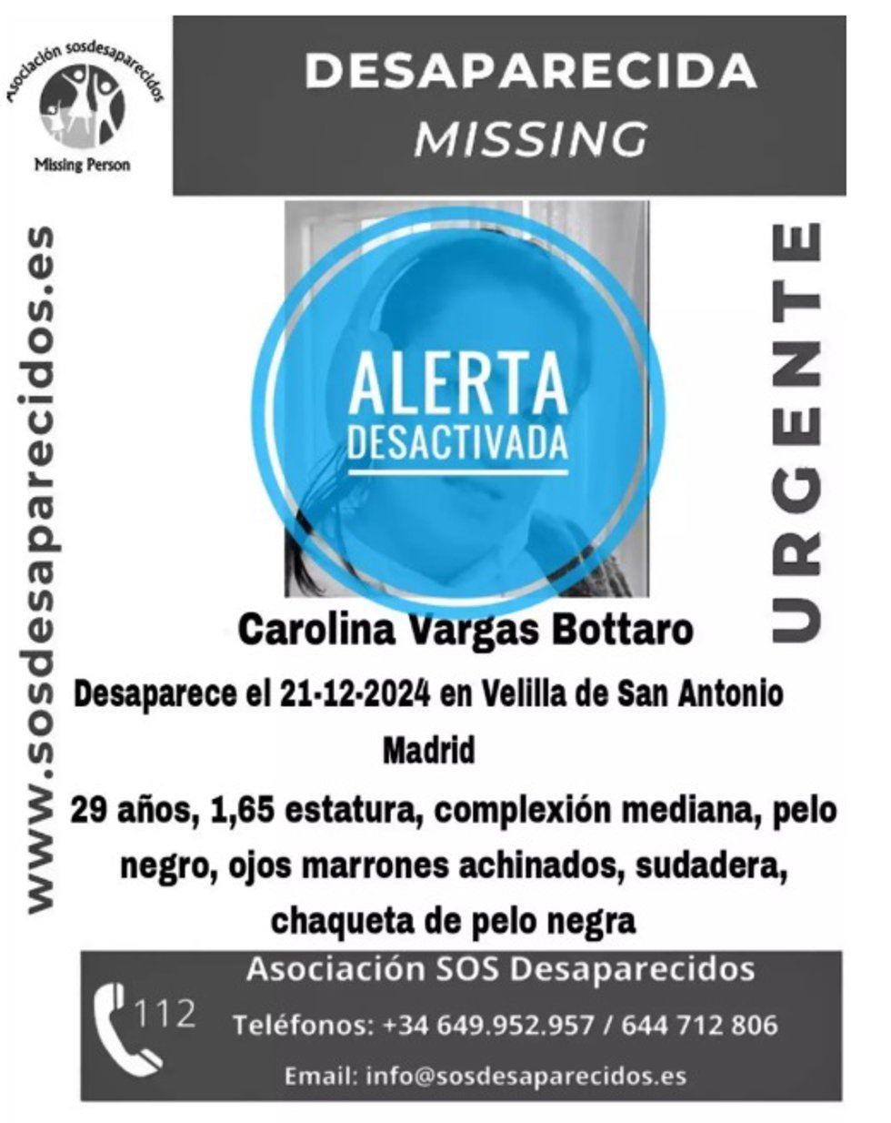 Aparecen las mujeres vulnerables desaparecida anteayer en Móstoles y el 21 de diciembre en Velilla