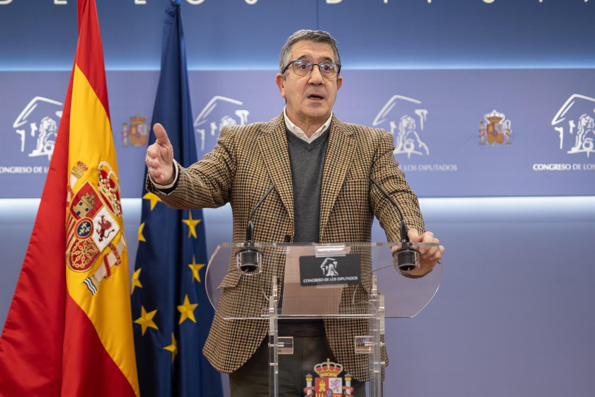 Patxi López, en el Congreso