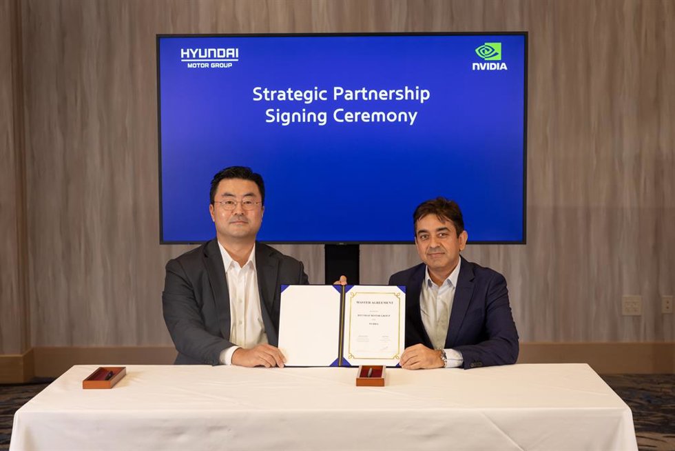 Acuerdo entre Hyundai Motor Group y Nvidia.