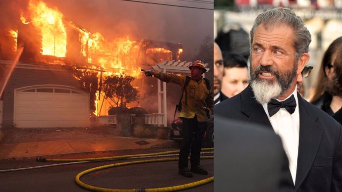 Mel Gibson, devastado por los incendios de Los Ángeles: "Mi casa parece Dresden"