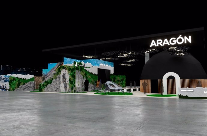 Stand de Aragón en Fitur 2025.