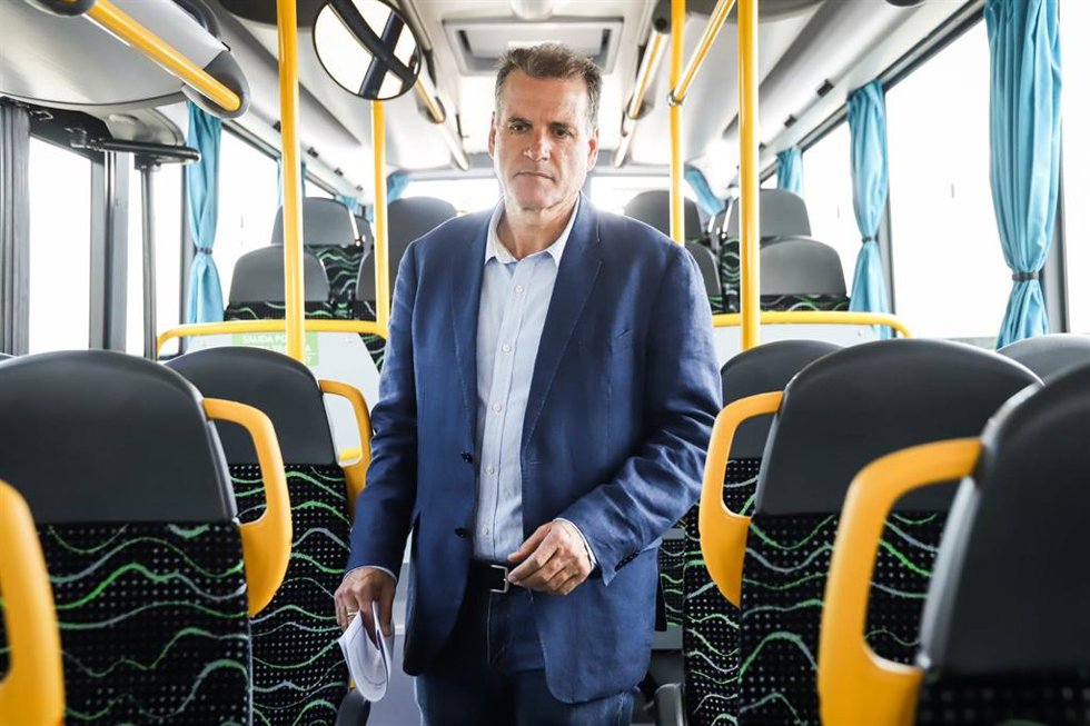 Archivo - Consejero de Movilidad y Transporte de Lanzarote, Domingo Cejas