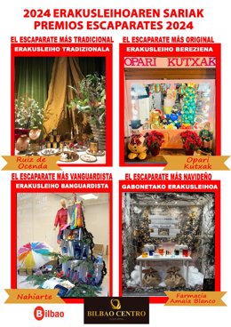 Los mejores escaparates 2024 en BilbaoCentro